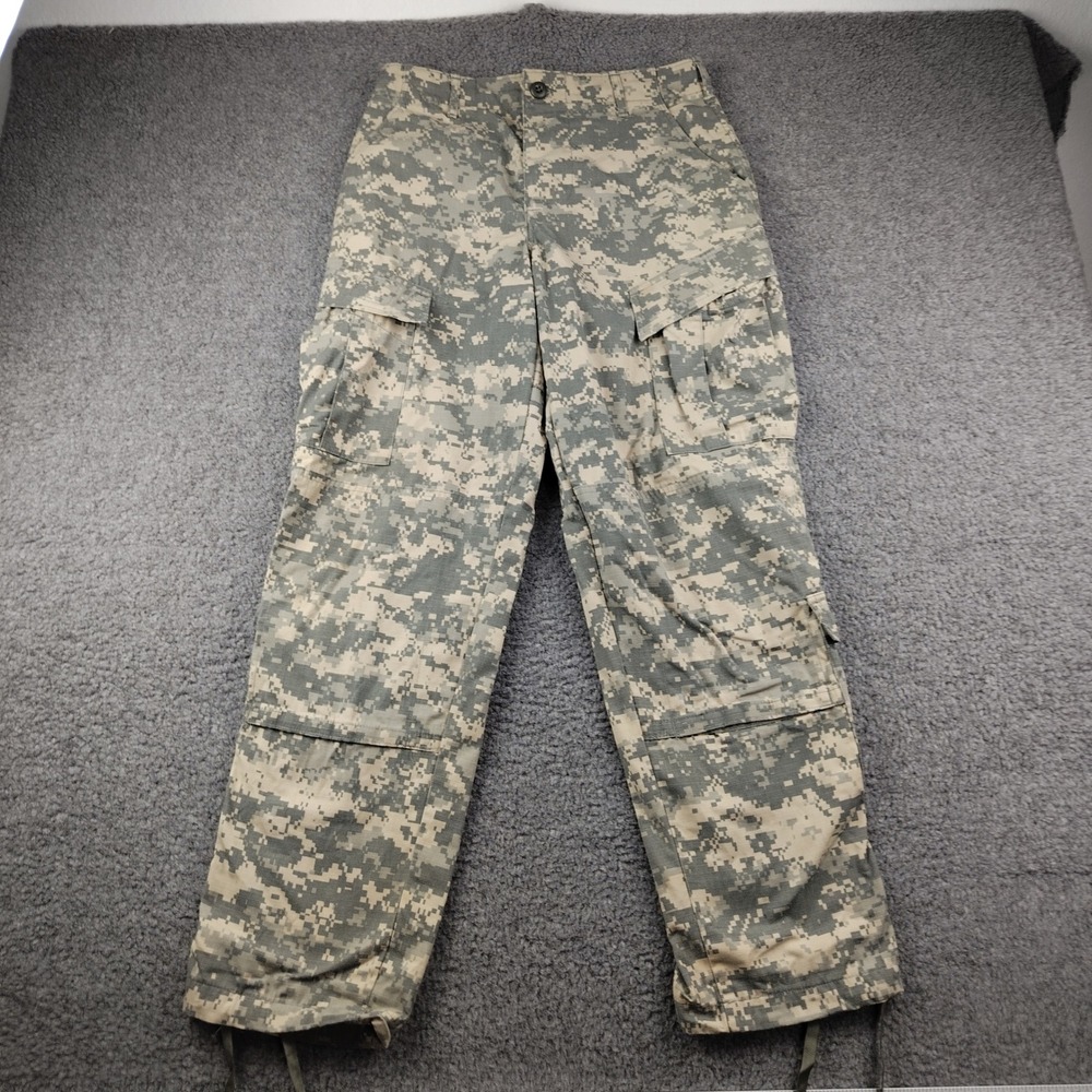 Woolrich Military Cargo Pants Mens Small Army Combat Uniform Digital Camo BDU
